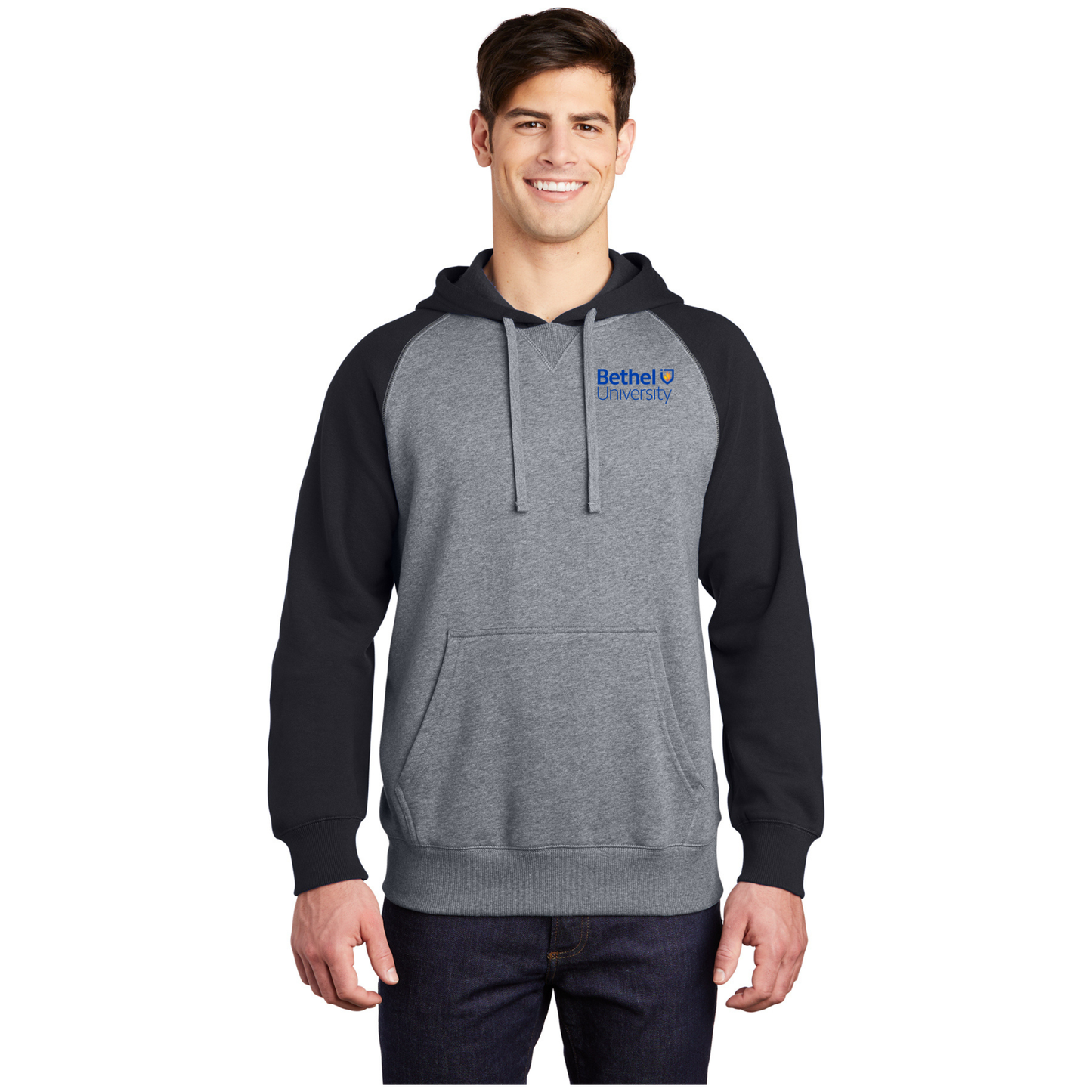 Sport-Tek® Raglan Colorblock Pullover Hooded Sweatshirt - ST267