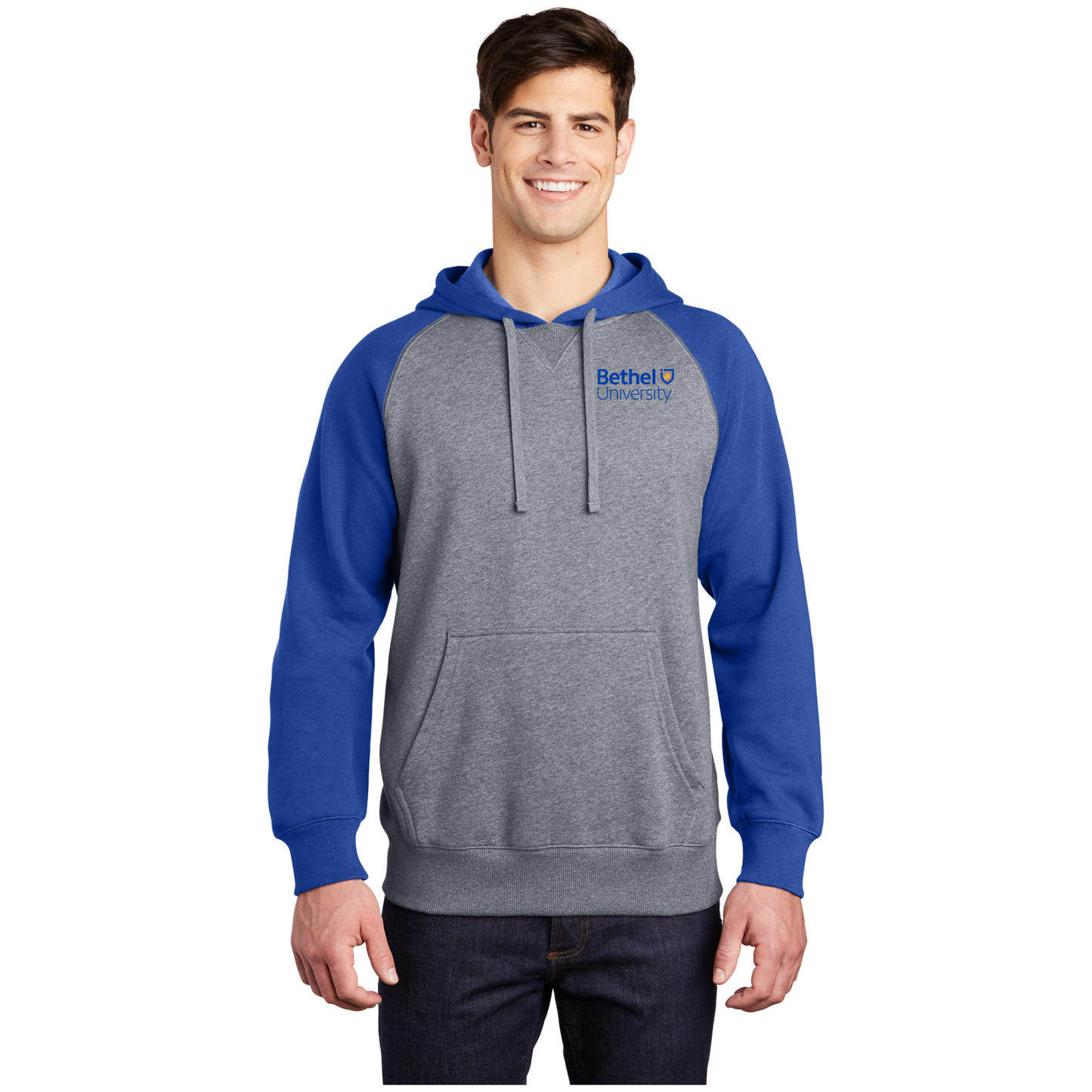 Sport-Tek® Raglan Colorblock Pullover Hooded Sweatshirt - ST267