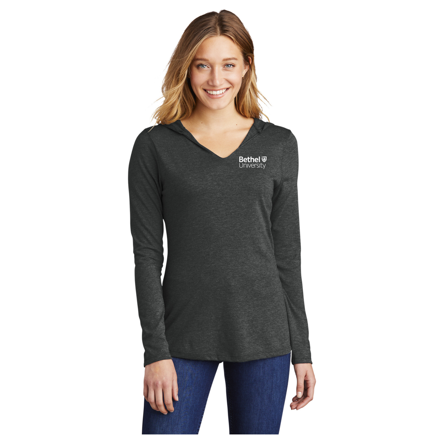 District ® Women’s Perfect Tri ® Long Sleeve Hoodie - DM139L