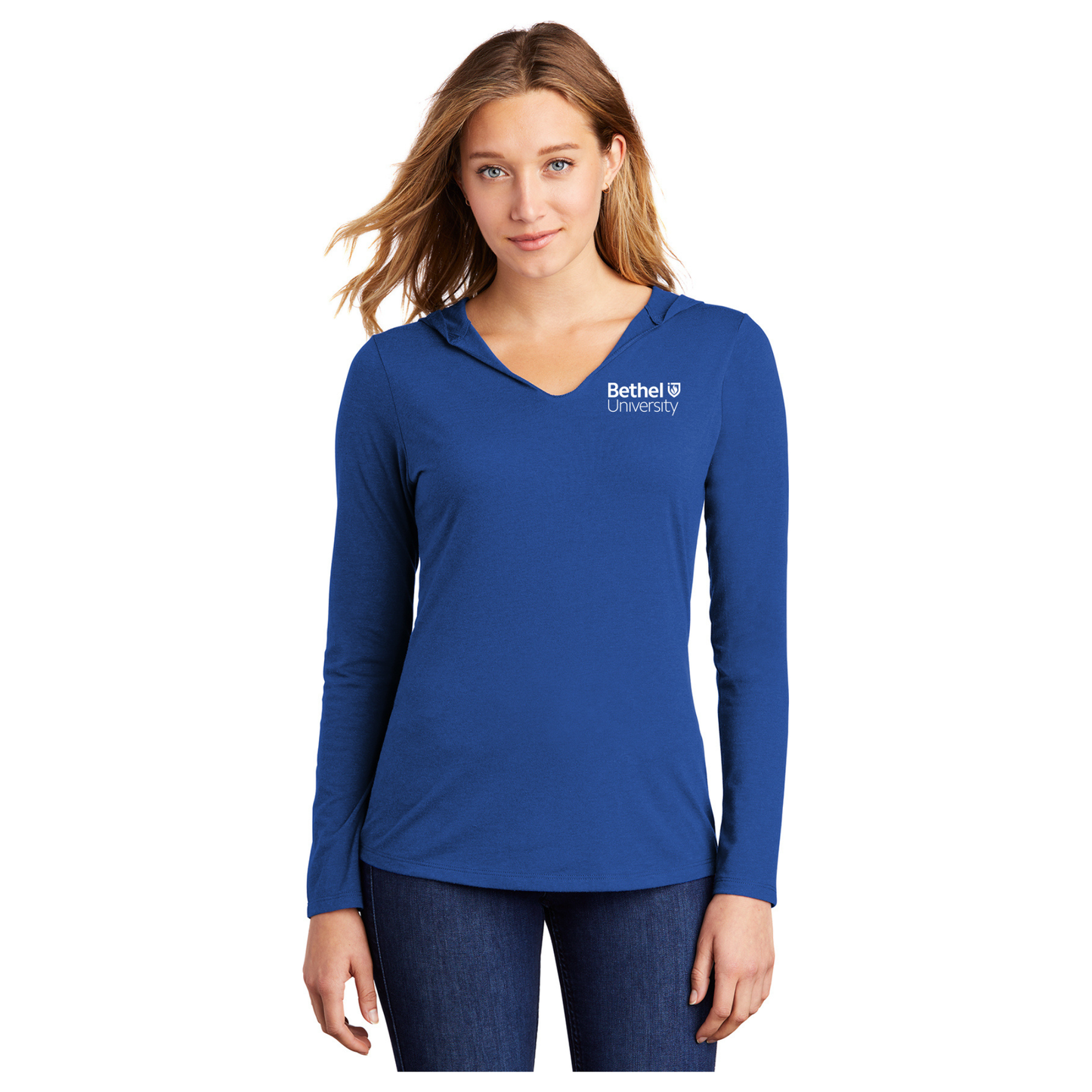 District ® Women’s Perfect Tri ® Long Sleeve Hoodie - DM139L