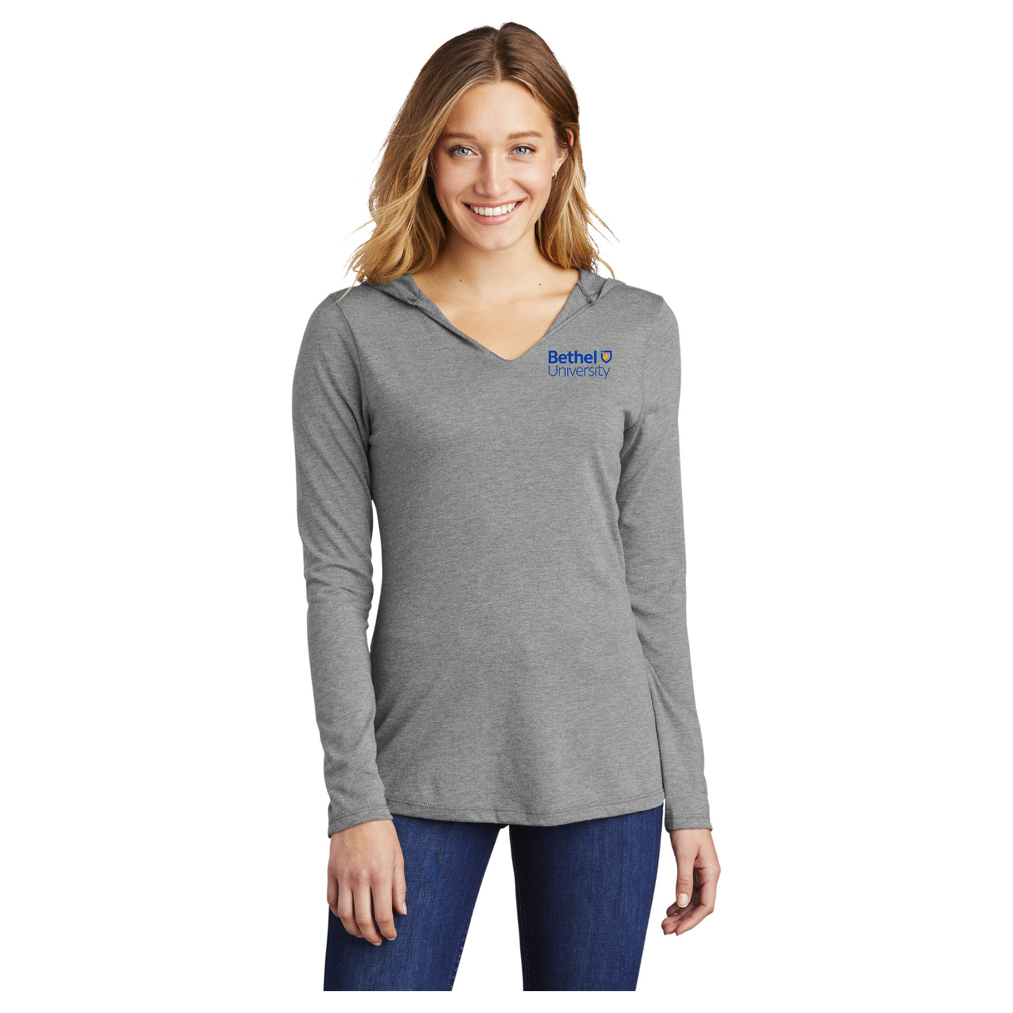 District ® Women’s Perfect Tri ® Long Sleeve Hoodie - DM139L